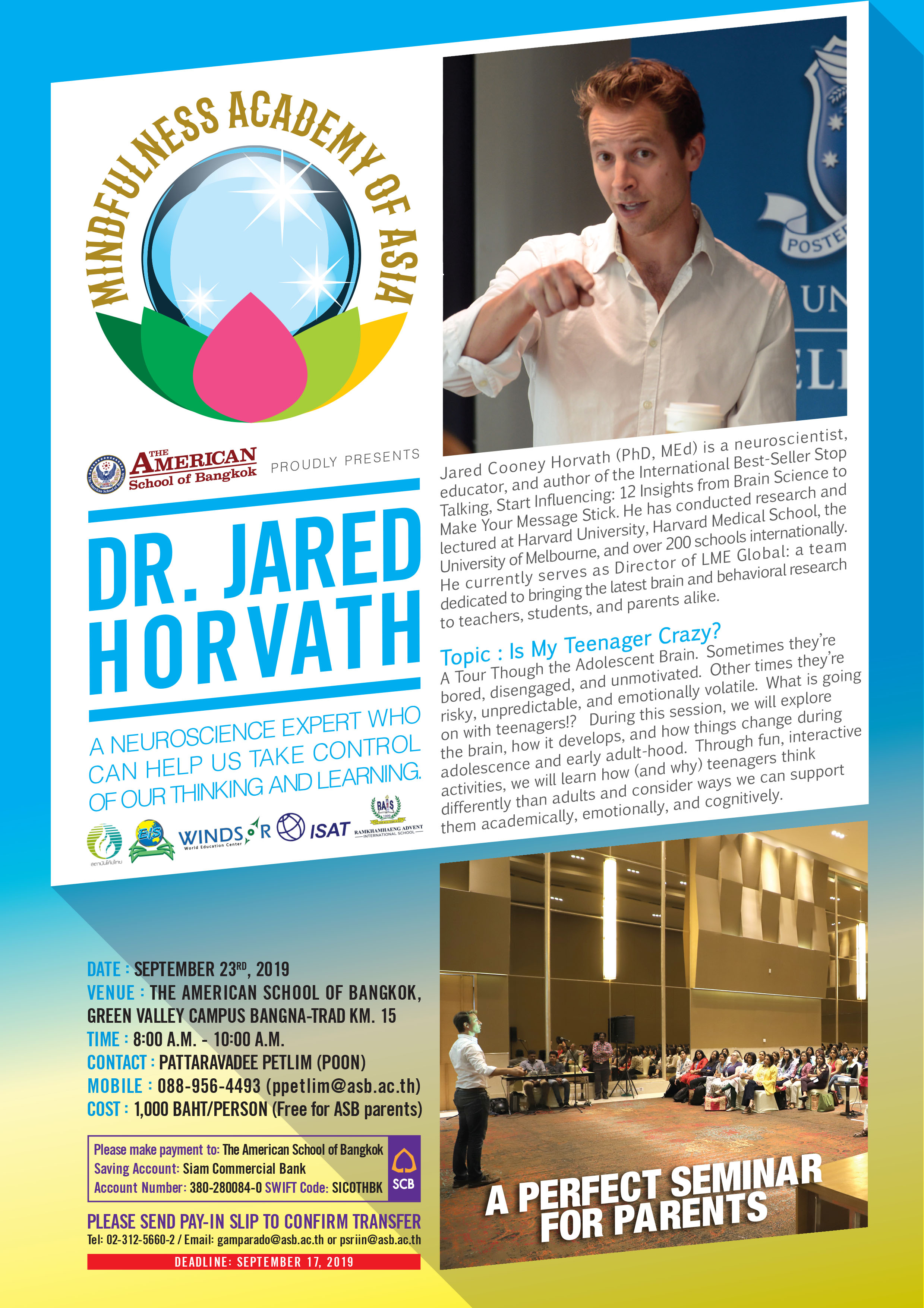 Dr. Jared Hovath Seminar